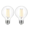 Castorama 2 Ampoules LED à Filament G80 E27 470lm 2,5W=40W Blanc Chaud Diall