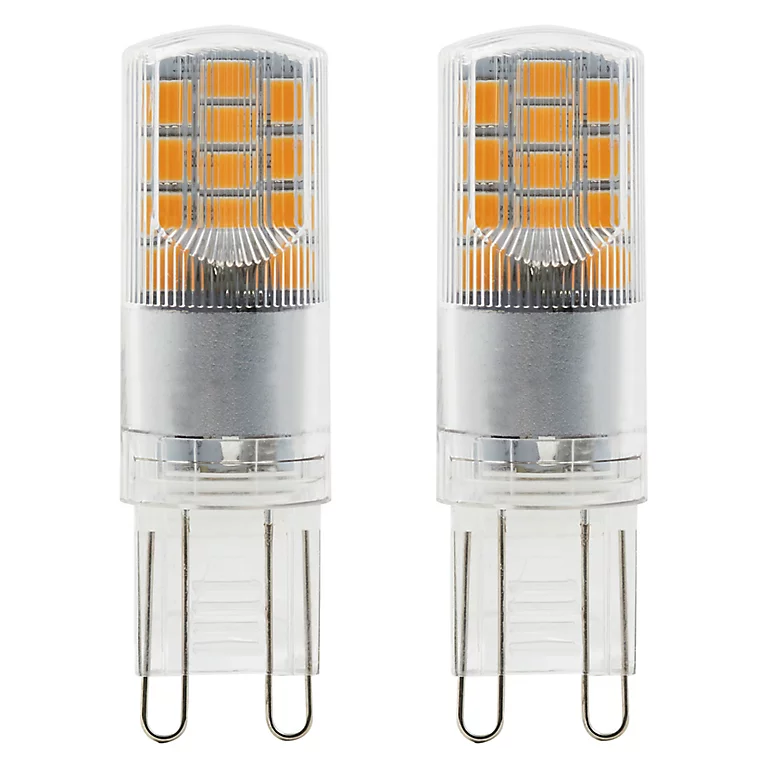 Castorama 2 Ampoules LED Diall Capsule G9 2,6W=28W Blanc Chaud 1 Castorama 2 Ampoules LED Diall Capsule G9 2,6W=28W Blanc Chaud