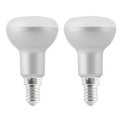 Castorama 2 Ampoules LED Diall Réflecteur E14 5,3W=40W Blanc Chaud