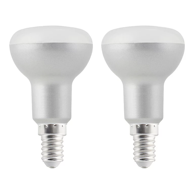 Castorama 2 Ampoules LED Diall Réflecteur E14 5,3W=40W Blanc Chaud 1 Castorama 2 Ampoules LED Diall Réflecteur E14 5,3W=40W Blanc Chaud