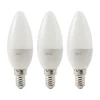 Castorama 3 Ampoules LED Diall E14 5W=40W Blanc Chaud