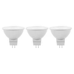 Castorama 3 Ampoules LED Diall Réflecteur Argent GU5.3 4,7W=35W Blanc Chaud