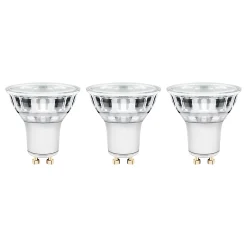 Castorama 3 Ampoules LED GU10 Spot Diall 3W=35W Blanc Chaud