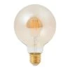 Castorama Ampoule à Filament Globe LED Diall E27 Ø95mm 6W=40W Blanc Chaud