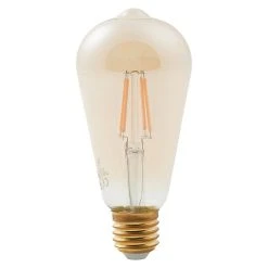 Castorama Ampoule à Filament ST64 LED Diall E27 6W=40W Blanc Chaud