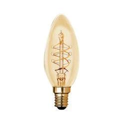 Castorama Ampoule LED à Filament Flamme Ambre E27 180 Lm 3 W Blanc Chaud Diall