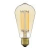 Castorama Ampoule LED à Filament ST64 Ambre E27 400 Lm 5.8 W Blanc Chaud Diall