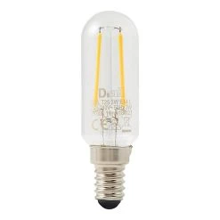 Castorama Ampoule LED à Filament T25 E14 250lm 1.8W = 25W Ø2.5cm Diall Blanc Chaud