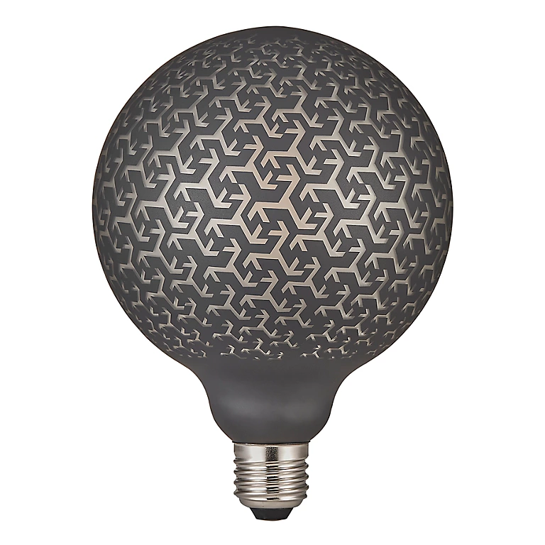 Castorama Ampoule LED Décorative à Motif Unique Dimmable E27 G125 ⌀12.5cm 470lm Noir Blanc Chaud Nordlux 1 Castorama Ampoule LED Décorative à Motif Unique Dimmable E27 G125 ⌀12.5cm 470lm Noir Blanc Chaud Nordlux