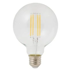 Castorama Ampoule LED Décorative Diall Globe E27 8W=75W Blanc Chaud