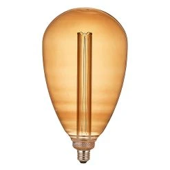 Castorama Ampoule LED Décorative E27 G172 ⌀17.2cm 470lm Doré Blanc Chaud Nordlux