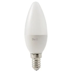 Castorama Ampoule LED Diall Blanche E14 3W=25W Blanc Chaud