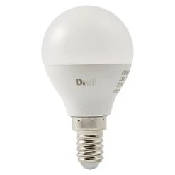 Castorama Ampoule LED Diall Mini Globe E14 3,3W=25W Blanc Chaud