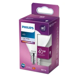Castorama Ampoule LED E14 (SES) 470lm 4.3W IP20 Blanc Froid Philips
