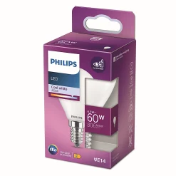 Castorama Ampoule LED E14 (SES) 806lm 6.5W IP20 Blanc Froid Philips