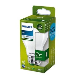 Castorama Ampoule LED E27 A3 840lm Blanc Froid 60W Eco Philips L.6 X H.10,5 Cm