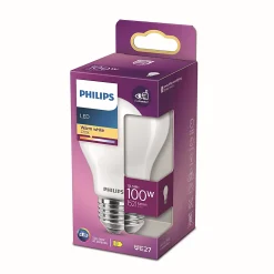 Castorama Ampoule LED E27 A60 1521lm 10.5W IP20 Blanc Chaud Philips