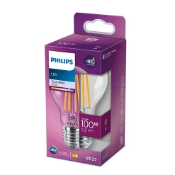 Castorama Ampoule LED E27 A60 1521lm 10.5W IP20 Blanc Froid Philips