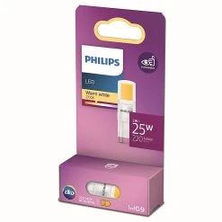 Castorama Ampoule LED G9 Capsule 220lm 2W = 25W IP20 Blanc Chaud Philips