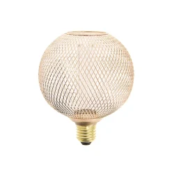 Castorama Ampoule LED Holograme Cage Cuivre IP20 E27 150lm Blanc Chaud Xanlite