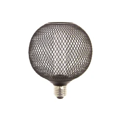 Castorama Ampoule LED Holograme Cage Noir IP20 E27 150lm Blanc Chaud Xanlite