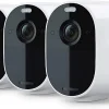 Castorama Caméra De Vidéosurveillance Sans Fil Arlo Essential Spotlight 1080p Blanche, Lot De 3