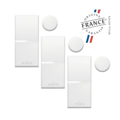 Castorama Détecteur D'ouverture Miniature Blanc Diagral LOTDIAG39APX, Lot De 3
