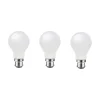 Castorama Lot 3 Ampoules LED A60 B22 1055lm 9.5W = 75W Ø6cm Diall Blanc Chaud