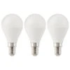 Castorama Lot 3 Ampoules LED Mini Globe E14 470lm 5.3W = 40W Ø4.5cm Diall RVB Et Blanc Chaud Aux Nuance Blanc Froid