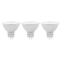 Castorama Lot 3 Ampoules LED MR16 GU5.3 621lm 6.1W = 50W Ø4.5cm Diall Blanc Chaud