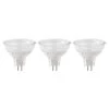 Castorama Lot 3 Ampoules LED MR16 GU5.3 621lm 6.1W = 50W Ø4.5cm Diall Blanc Neutre