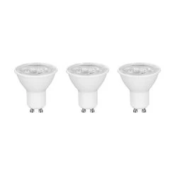 Castorama Lot 3 Ampoules LED Spot Réflecteur GU10 345lm 3.6W = 50W Ø5cm Diall Blanc Neutre