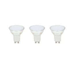 Castorama Lot 3 Ampoules LED Spot Réflecteur GU10 450lm 4.8W = 50W Ø5cm Diall Blanc Neutre