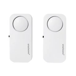 Castorama Mini Alarme à 2 Détecteurs De Bris De Vitre + Sirène