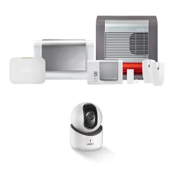 Castorama Pack Alarme Diagral Précision Sirène DIAG03CSF + Caméra Connectée Intérieure Motorisée DIAG23VCF